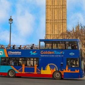 Golden Tours Hop on Hop off London Bus Tour 24 Hours